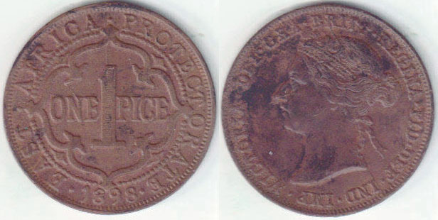 1898 East Africa 1 Pice A003822